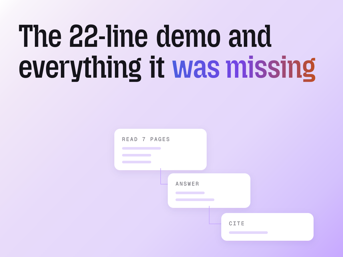 I asked a 22-line Tabstack Research demo what had changed in the latest Laravel release, and it told me 12.x. Oops. Here's how I took it to production one commit at a time: routing, deadlines, retries, caching, and checking the answers against the changelog.